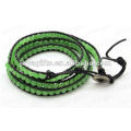 Amizade wrap Pulseiras com Aventurine 4mm contas redondas